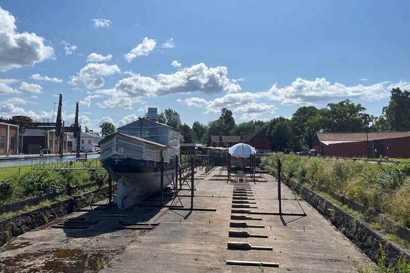 Torrdockan i Gamla Motala Verkstad